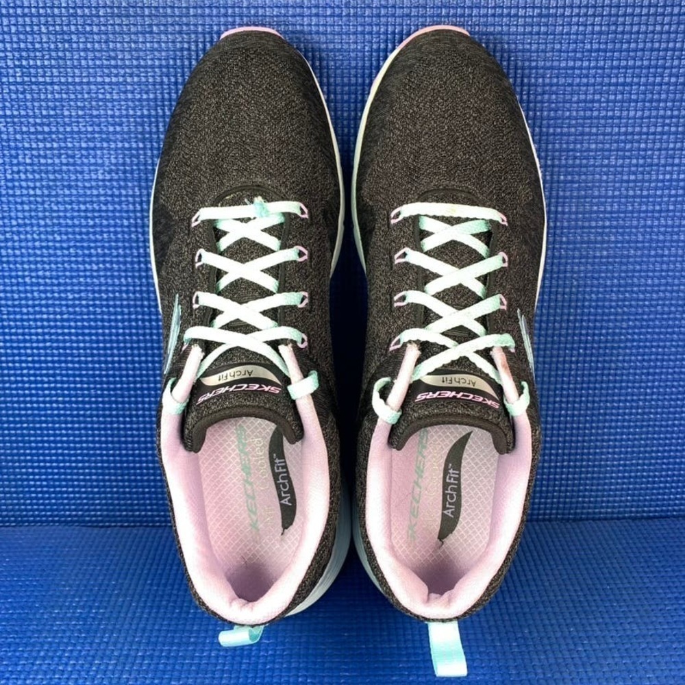 SKECHERS ARCH FIT Women`s Size 11 Black Lila Comfort Walking Shoes 149414 - Picture 6 of 9